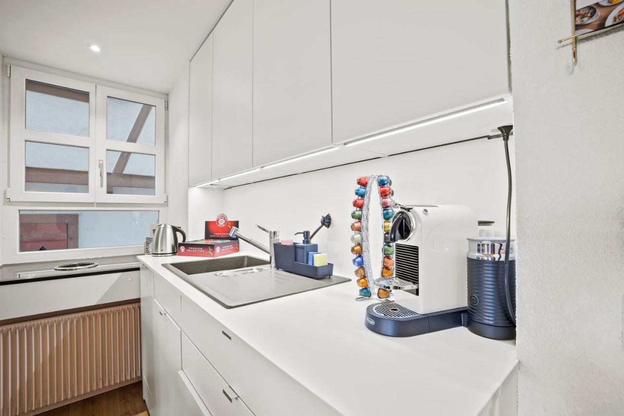 Appartamento True Basel - Zentral I Terrasse Mit Rheinblick Esterno foto